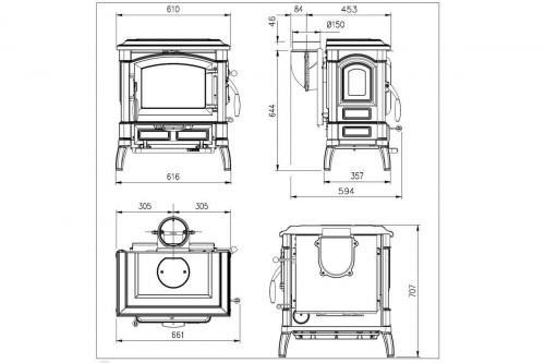 Preview: stove Isetta Lean from La Nordica